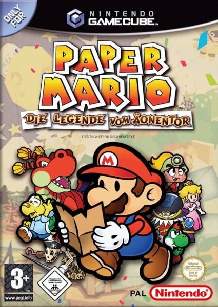 Paper Mario Legende vom Äonentor cover hülle