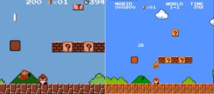 Super Mario Bros. Deluxe NES Color Vergleich
