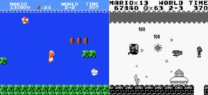 Super Mario Land Bros. Wasser Level Vergleich Uboot